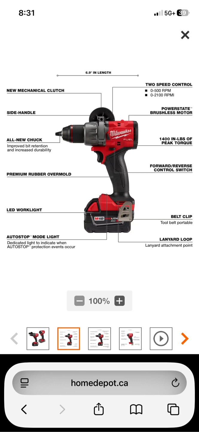Milwaukee M18 FUEL 2-Tool Combo Kit 3697-22cxc - photo 5