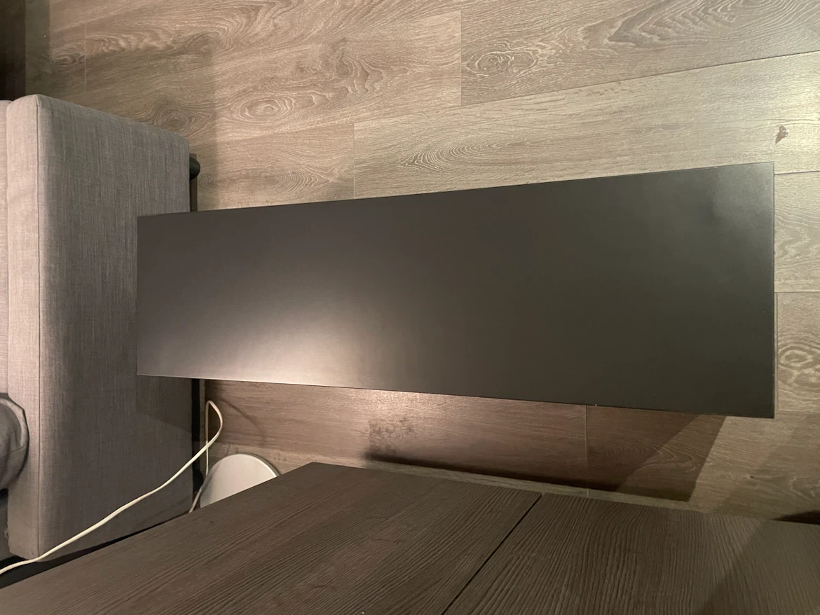 Black 2-Tier Console Table - photo 2