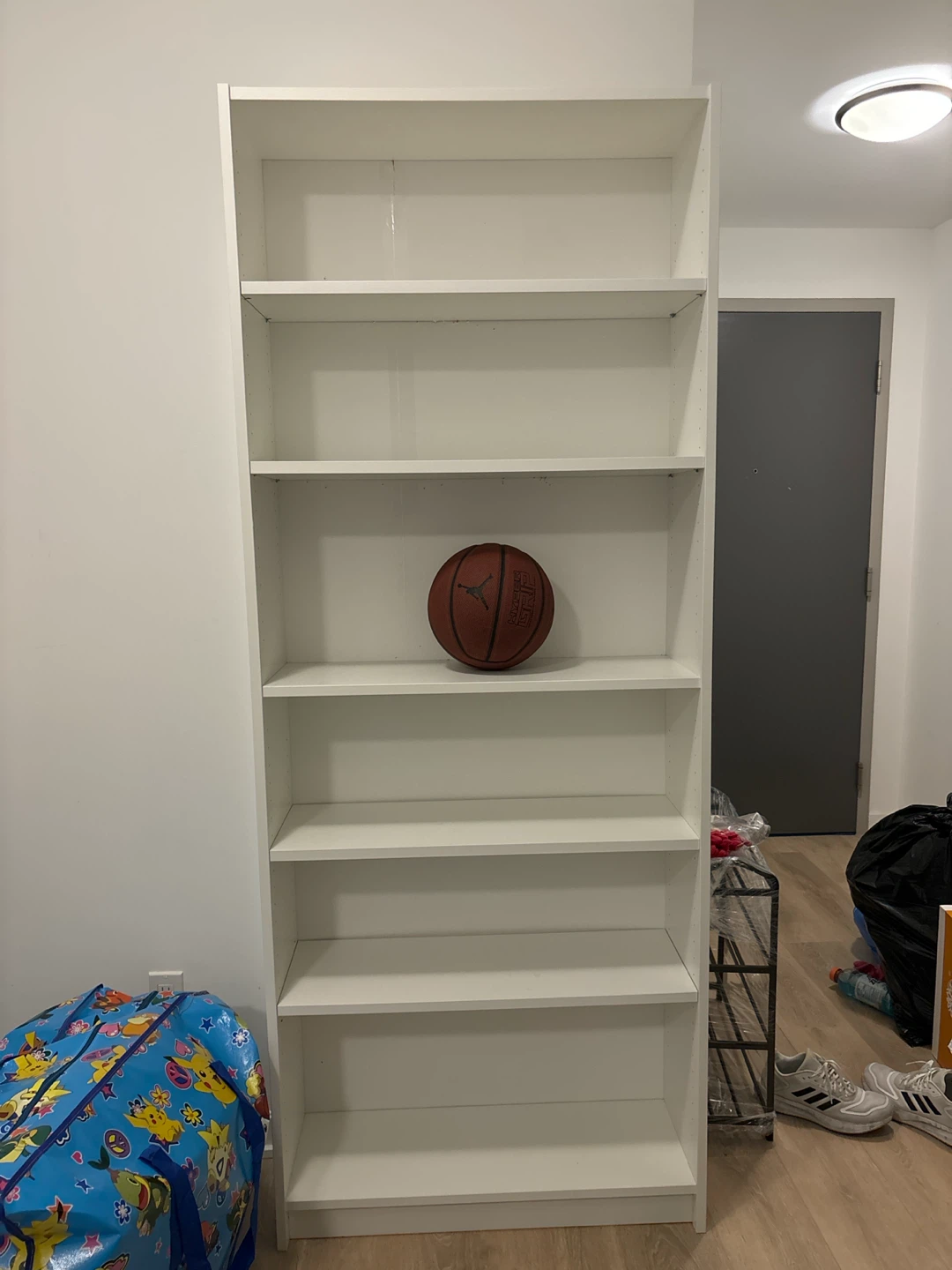 IKEA White 6-Shelf Bookshelf [move out sale] - photo 2