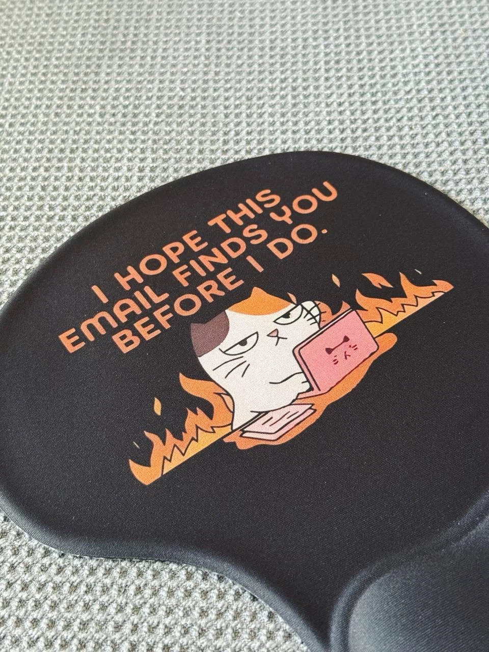 Funny Cat Mouse Pad with Wrist Rest - photo 4