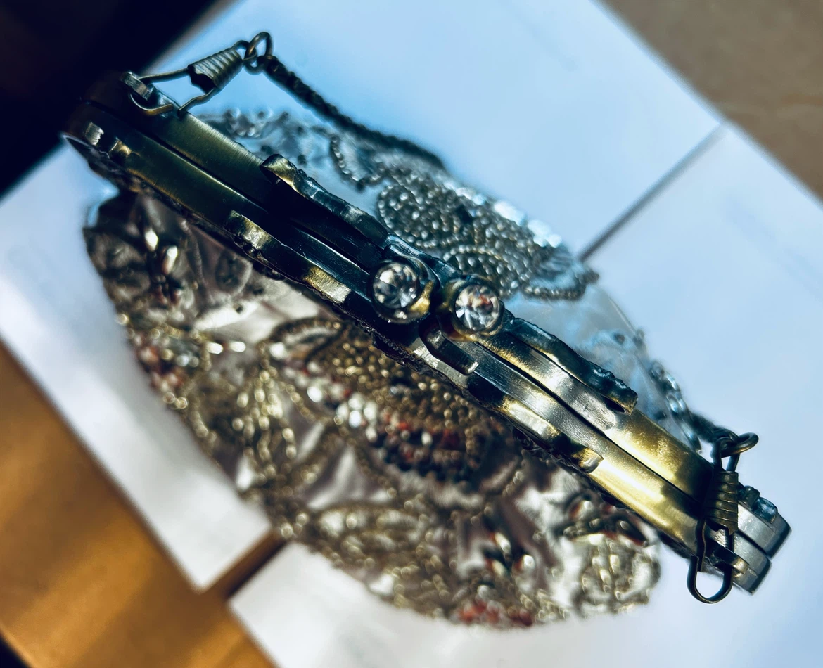 Vintage sequined Evening bag: brand new - photo 3
