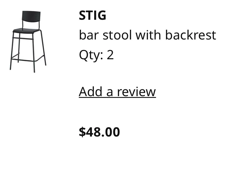 2 STIG Bar Stool with Backrest - photo 2