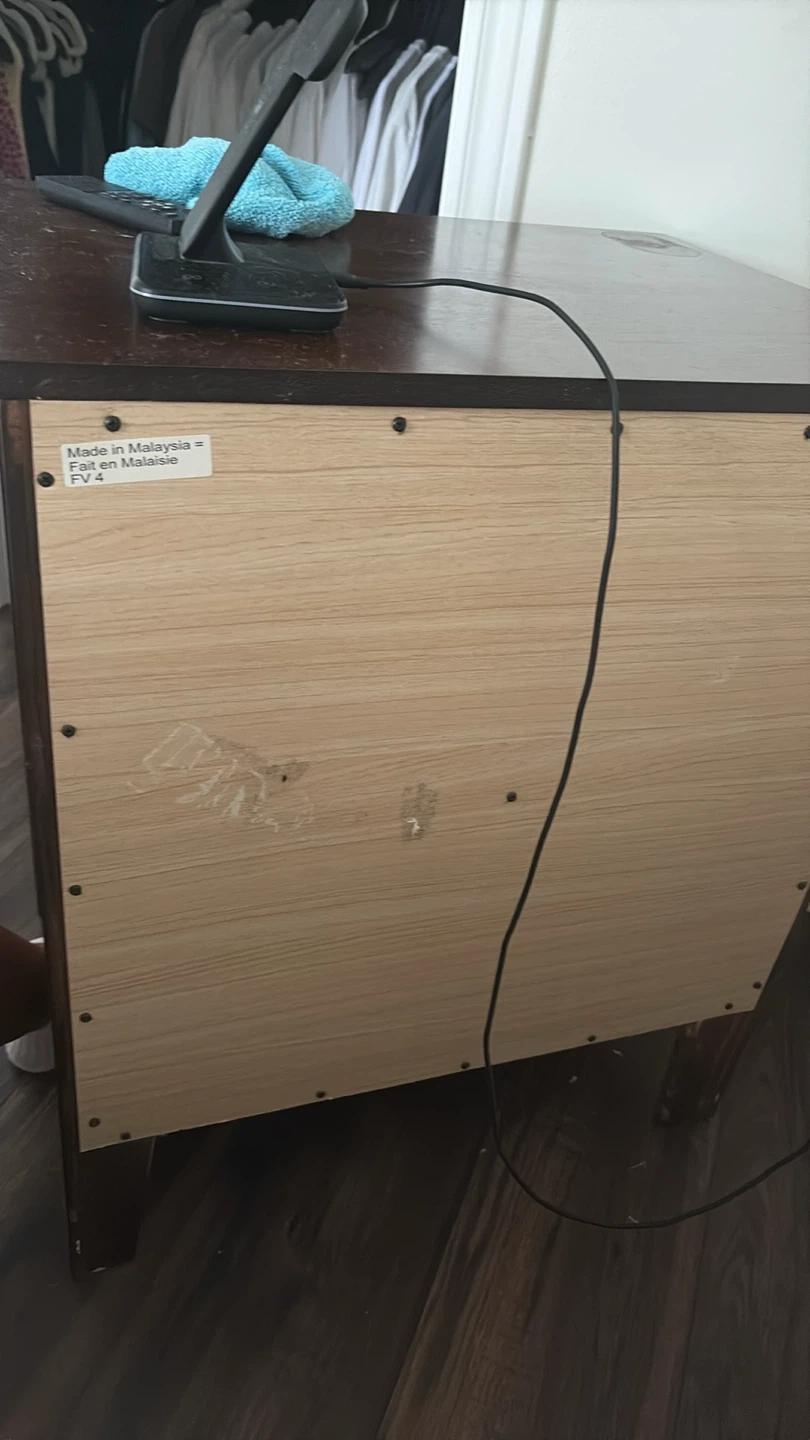 Wooden 2-Drawer Nightstand - photo 4