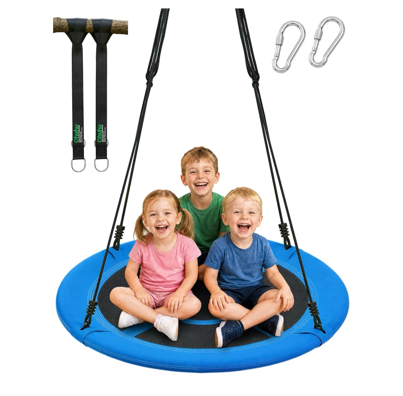Ohuhu Kids Swing Set - Blue