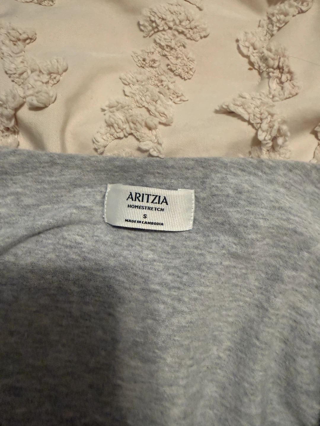 Aritzia Homestretch Grey Long Sleeve Off Shoulder Top - photo 2