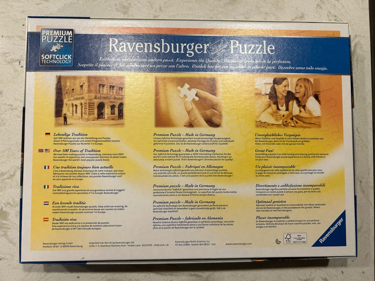 Ravensburger Paris Balcony 1000 Piece Puzzle - photo 3