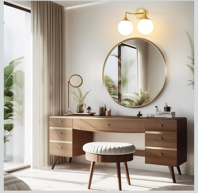 New 2 Light Bathroom Vanity Fixture Gold - photo 5