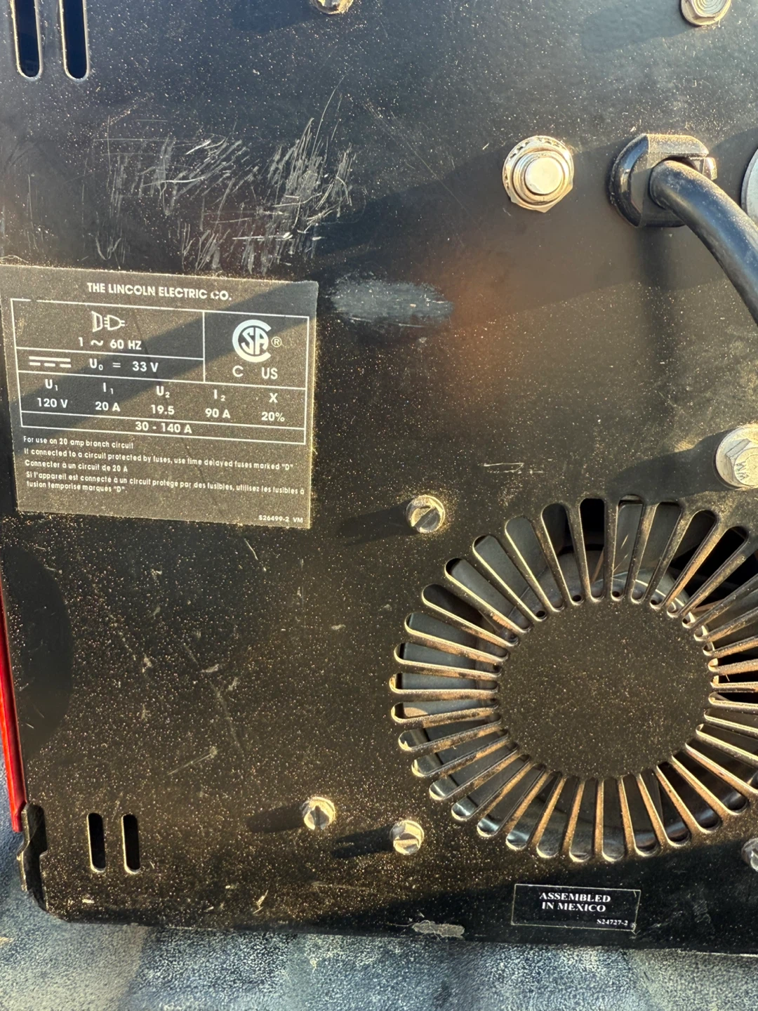 Lincoln Electric MIG Pak 140 Welder - photo 5