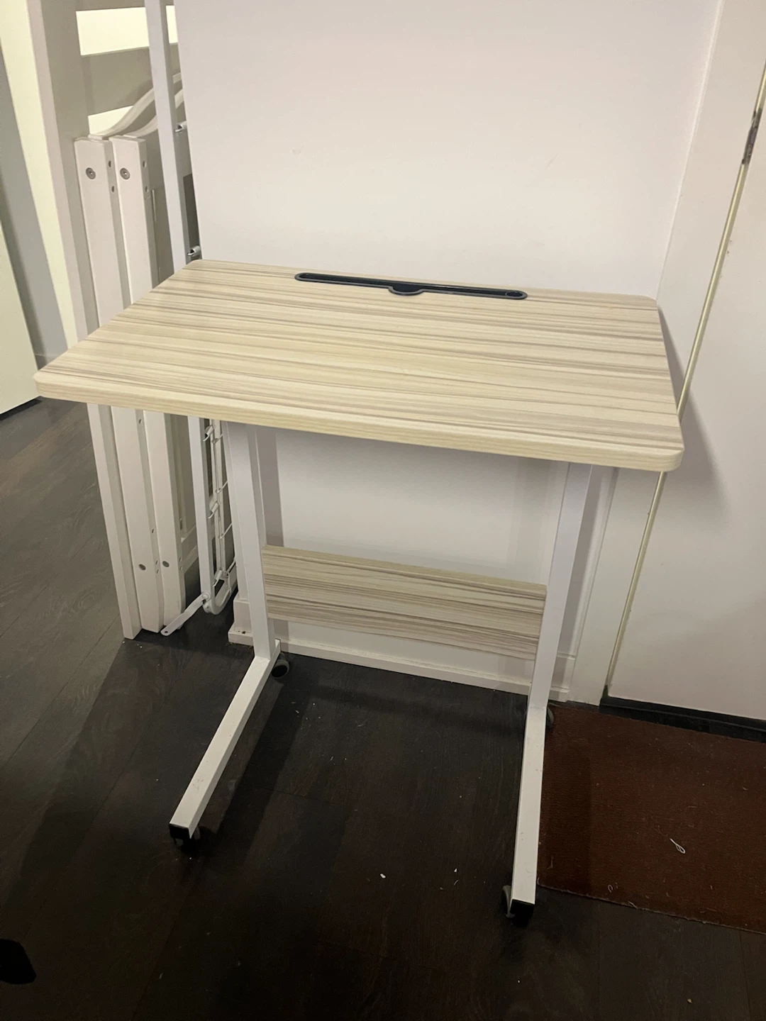 Adjustable Rolling Laptop Desk - photo 2