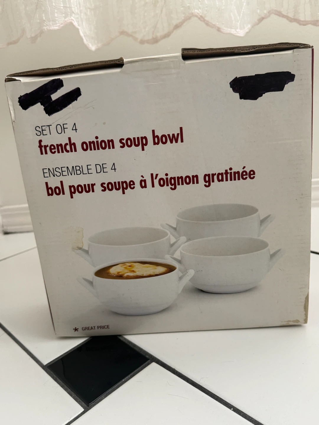 Set of 4 French Onion Soup Bowls - photo 2