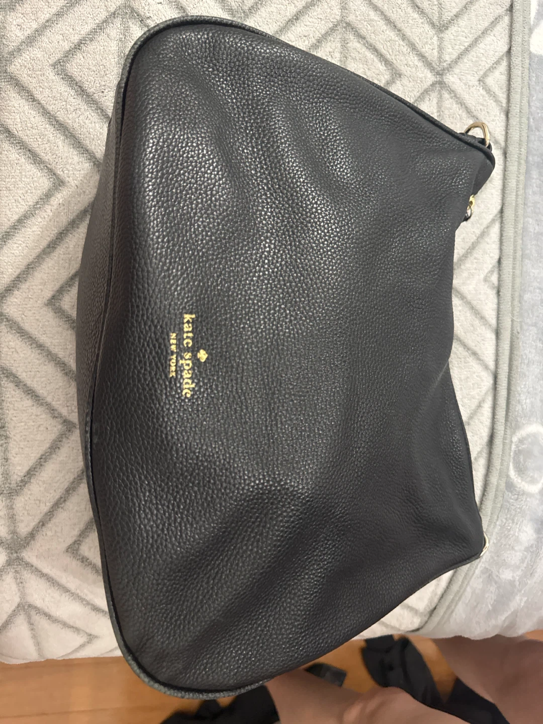 Kate Spade Black Leather Shoulder Bag