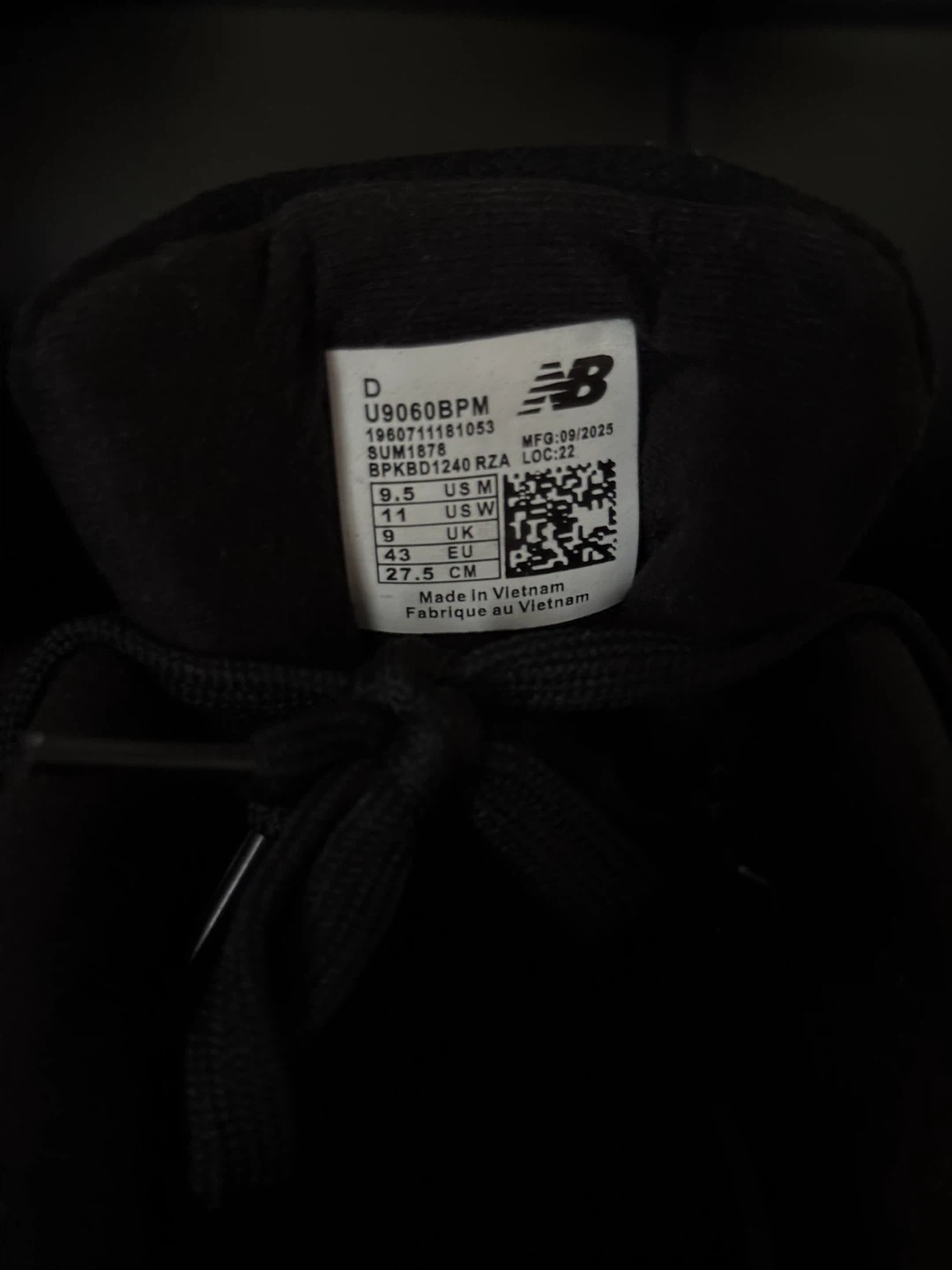 New Balance 9060 Black Phantom Shoes - No Boc - photo 4