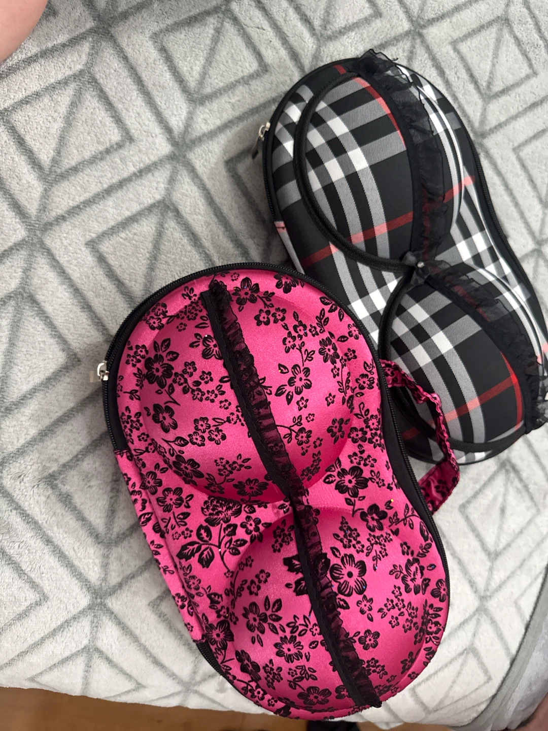 Two Bra/Bathing Suit Travel Cases