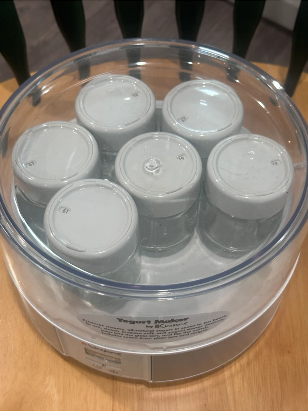 Cuisinart Yogurt Maker with 6 Glass Jars - photo 2