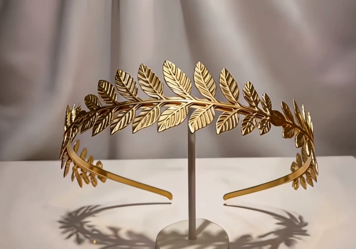 Gold Laurel Wreath Headband