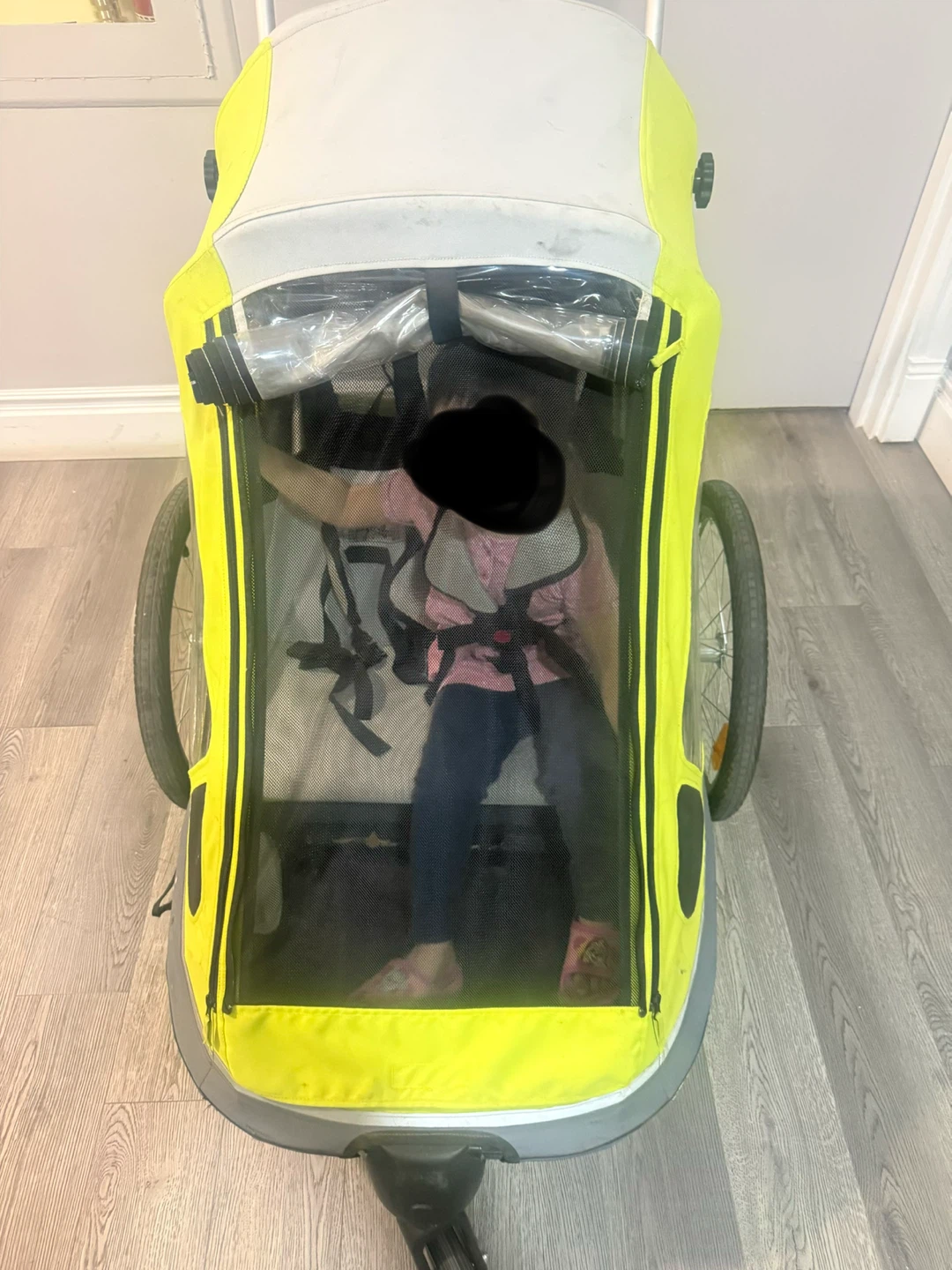 Yellow Child Bike Trailer