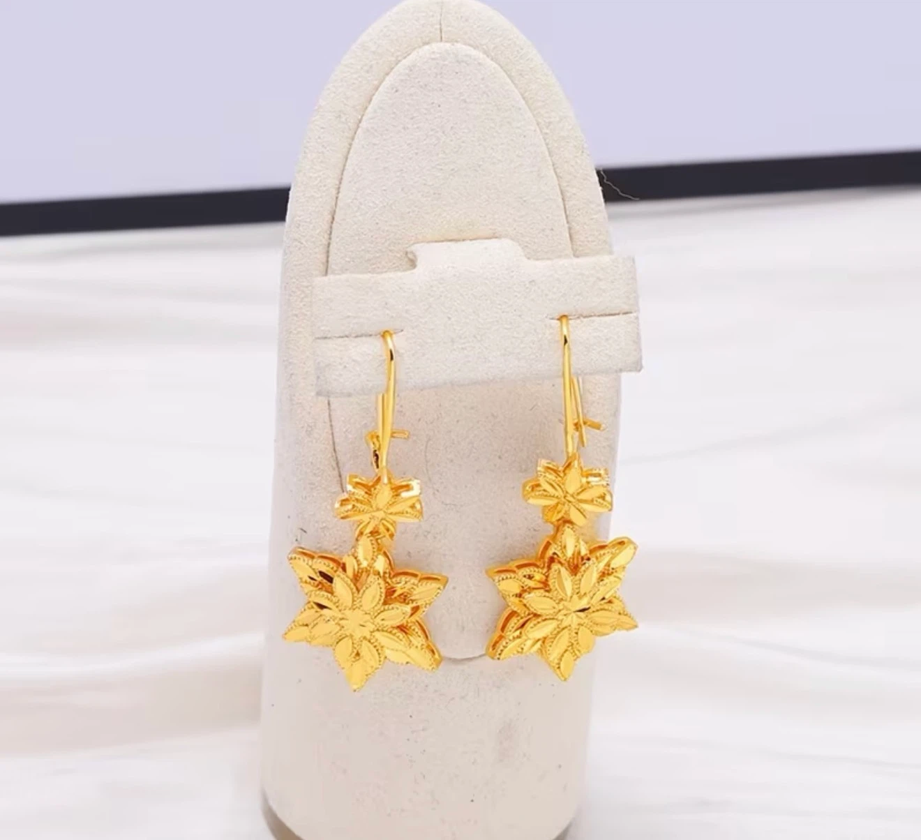 Golden Five-pointed Star Jewelry Set