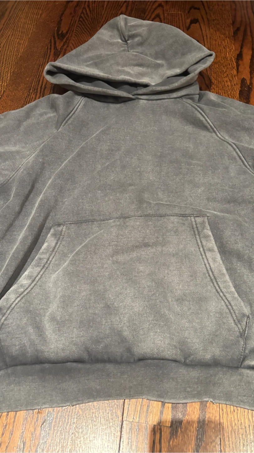 Zara Grey Washed Hoodie - photo 2
