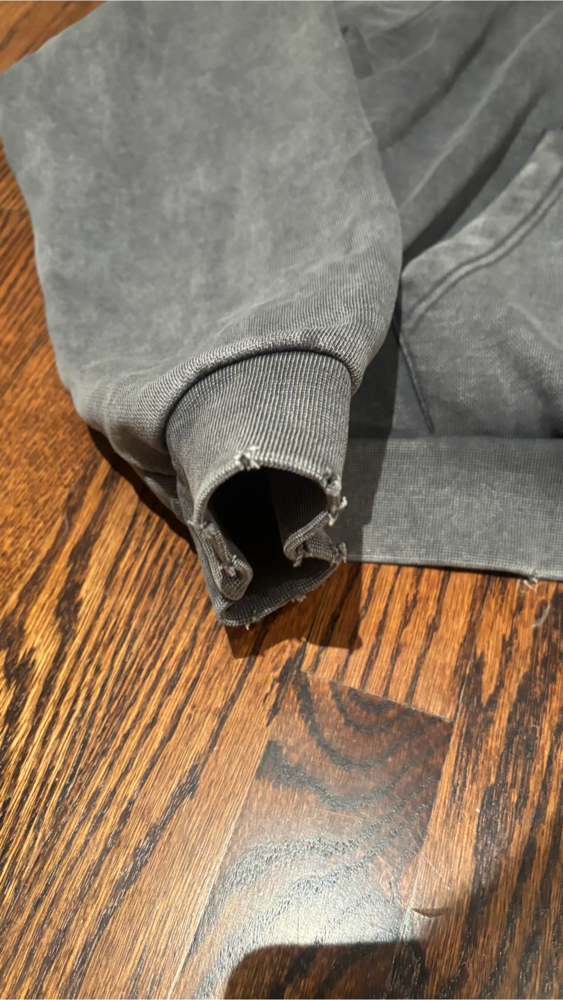Zara Grey Washed Hoodie - photo 3