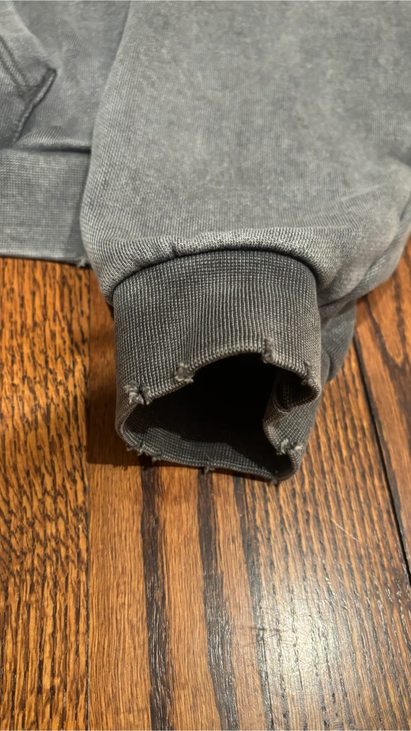 Zara Grey Washed Hoodie - photo 4