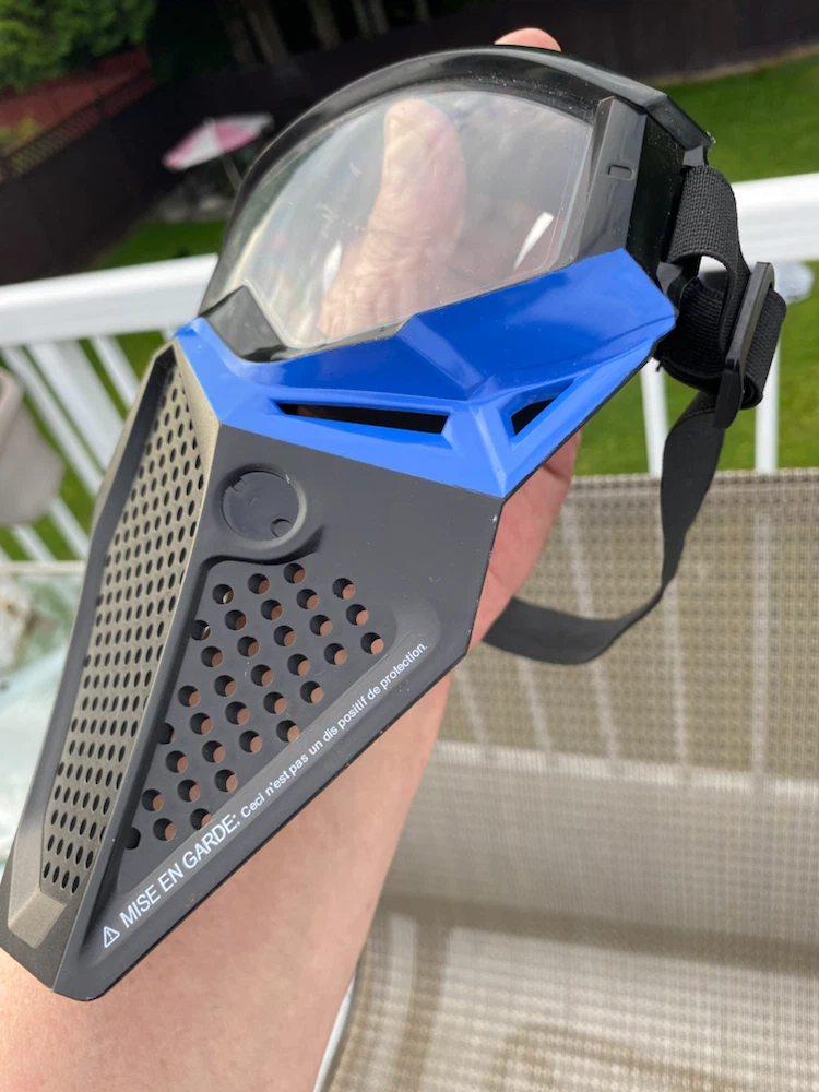 Blue and Black Airsoft Mask with Goggles - photo 4