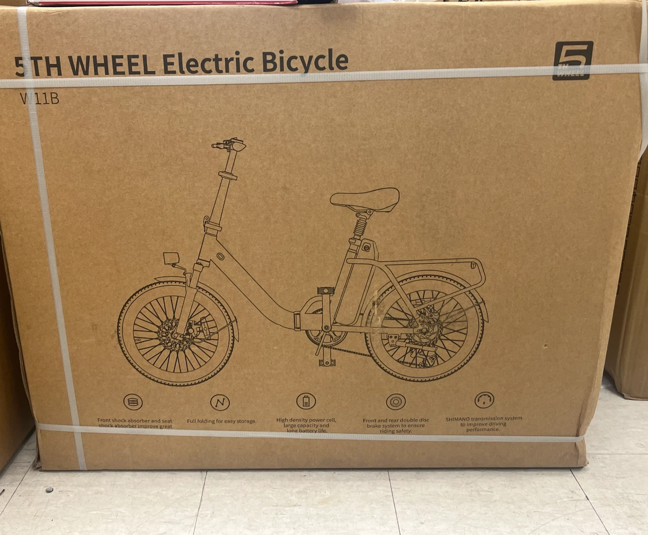 5TH WHEEL W11B Foldable Electric Bike – Brand New in Box