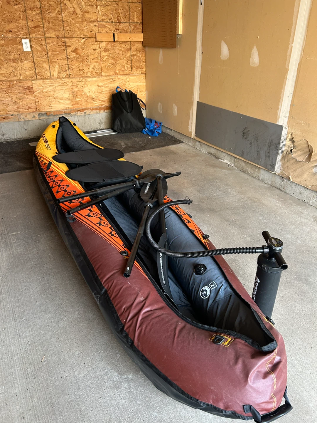 Tobin Sports Inflatable Kayak with Pump and Oars