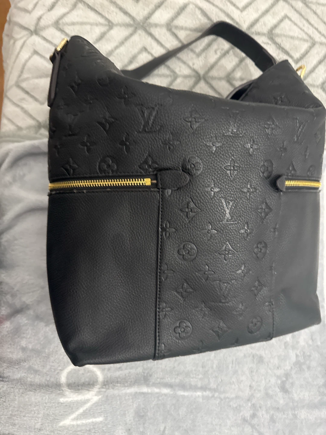 Non branded Black Monogram Hobo Bag - photo 2