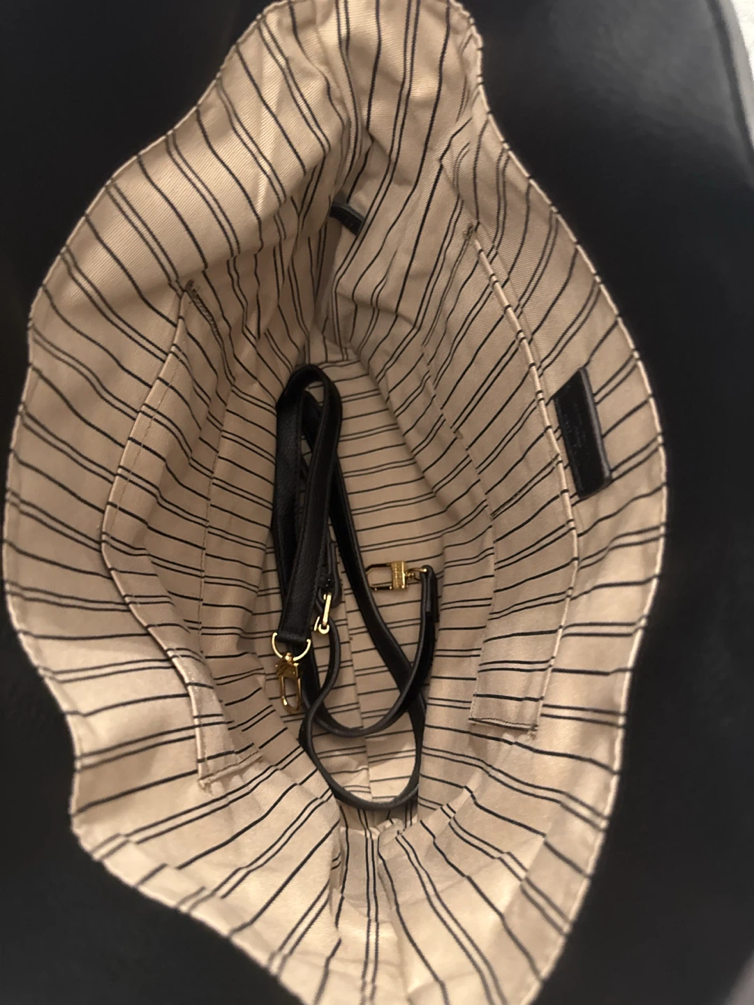 Non branded Black Monogram Hobo Bag - photo 3