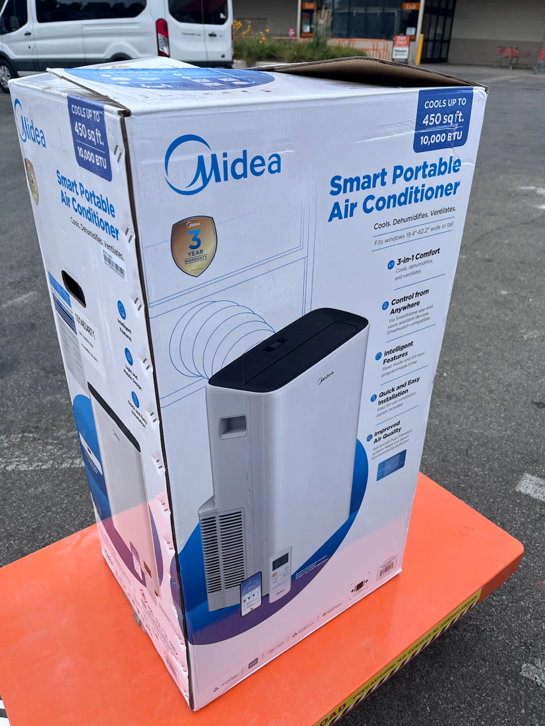 Midea portable air conditioner 10,000 btu