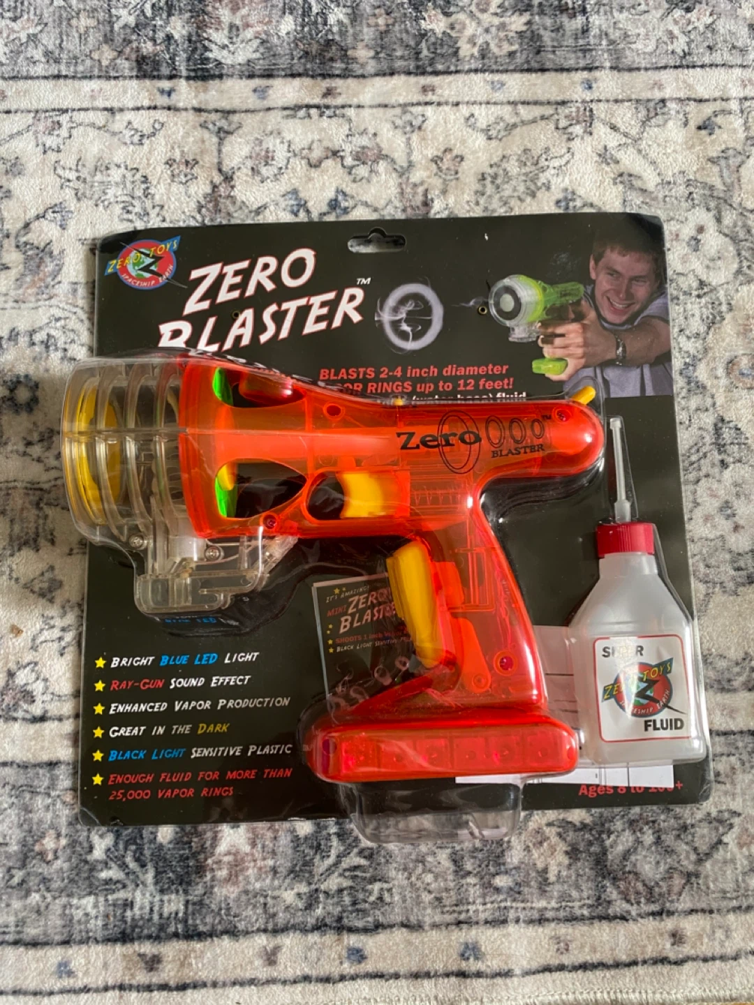 Zero Toys Zero Blaster Vapor Ring Gun with Fluid