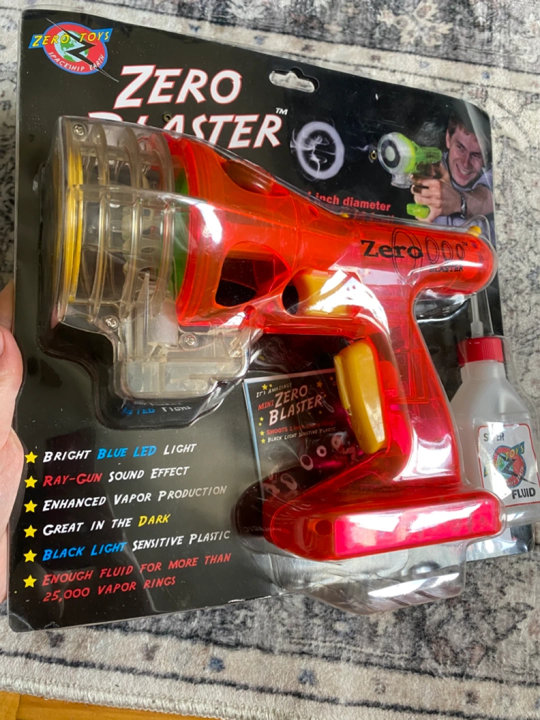 Zero Toys Zero Blaster Vapor Ring Gun with Fluid - photo 2