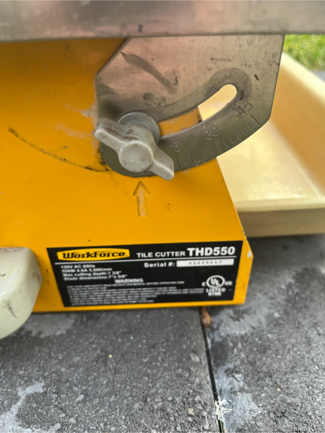 Workforce Tile Cutter THD550