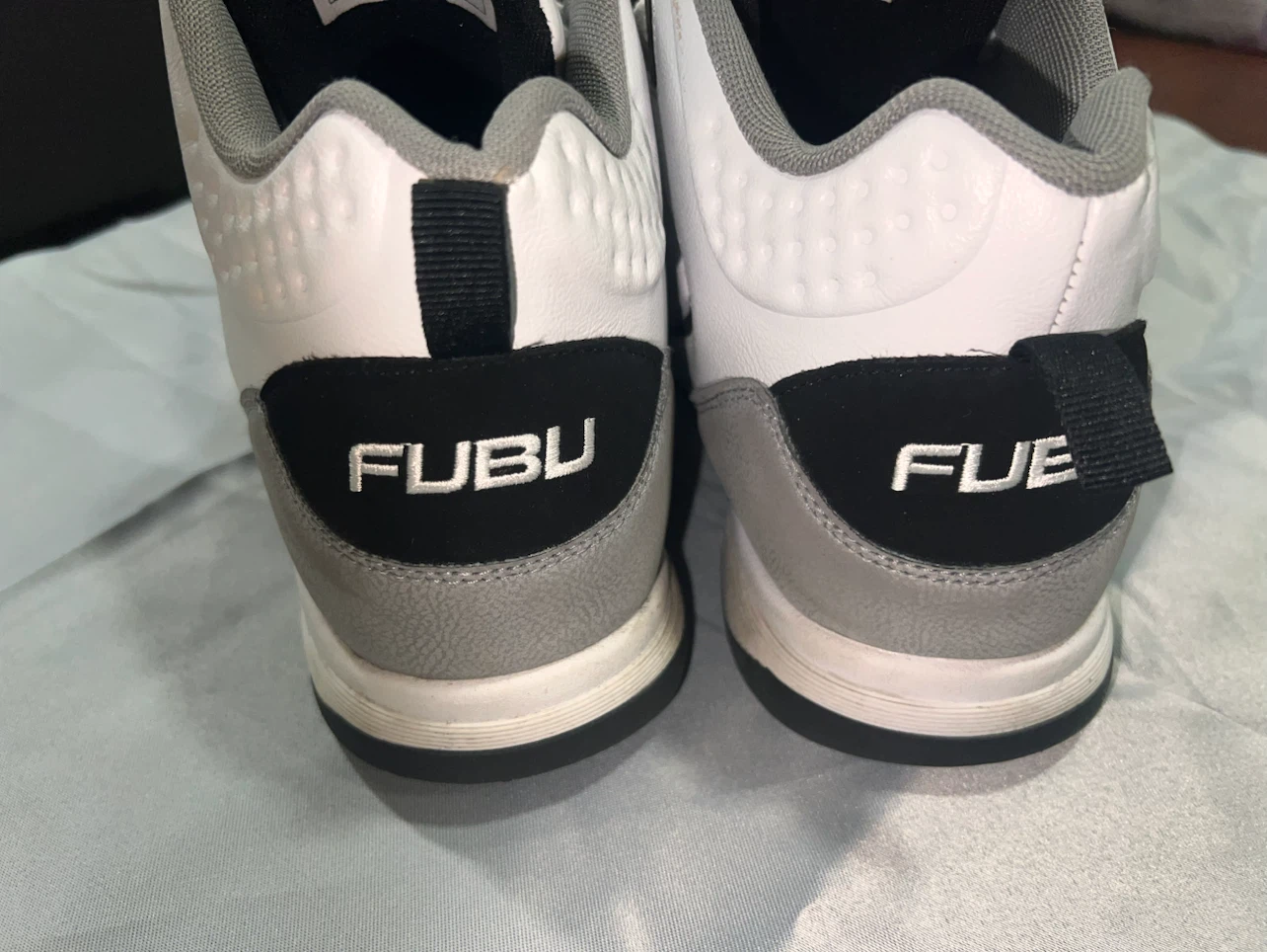 FUBU White & Grey Basketball Sneakers - photo 3