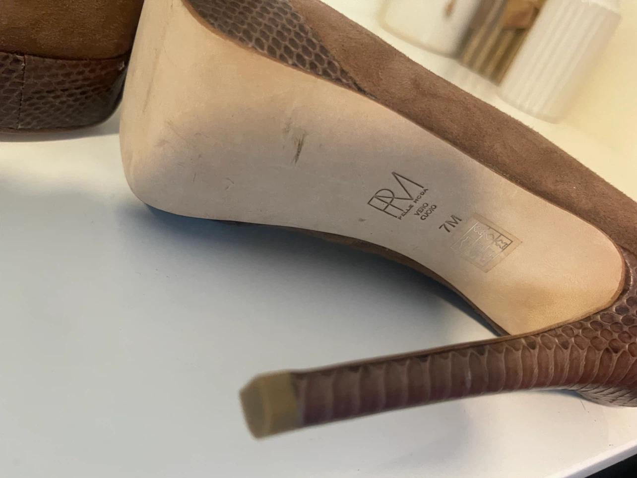 Pelle Moda Suede Heels