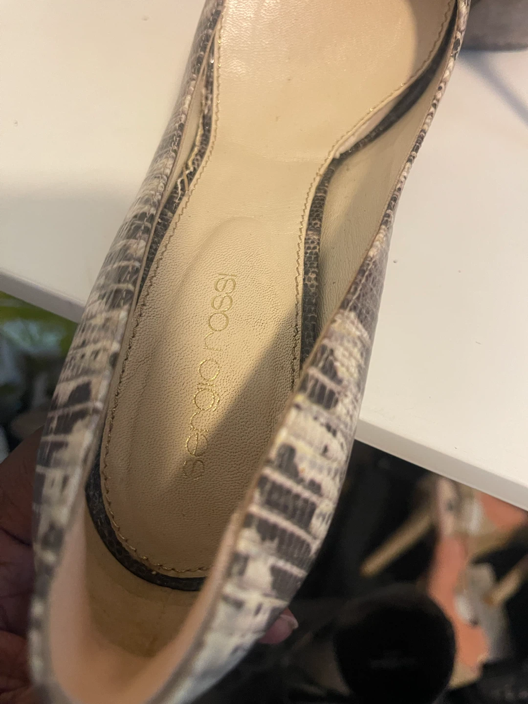 Sergio Rossi Snakeskin Heels - photo 4