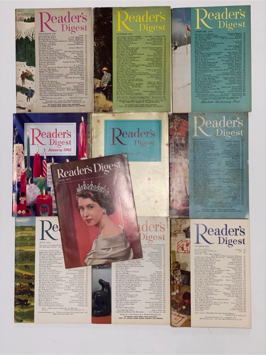 Reader's Digest Magazines - Assorted Years