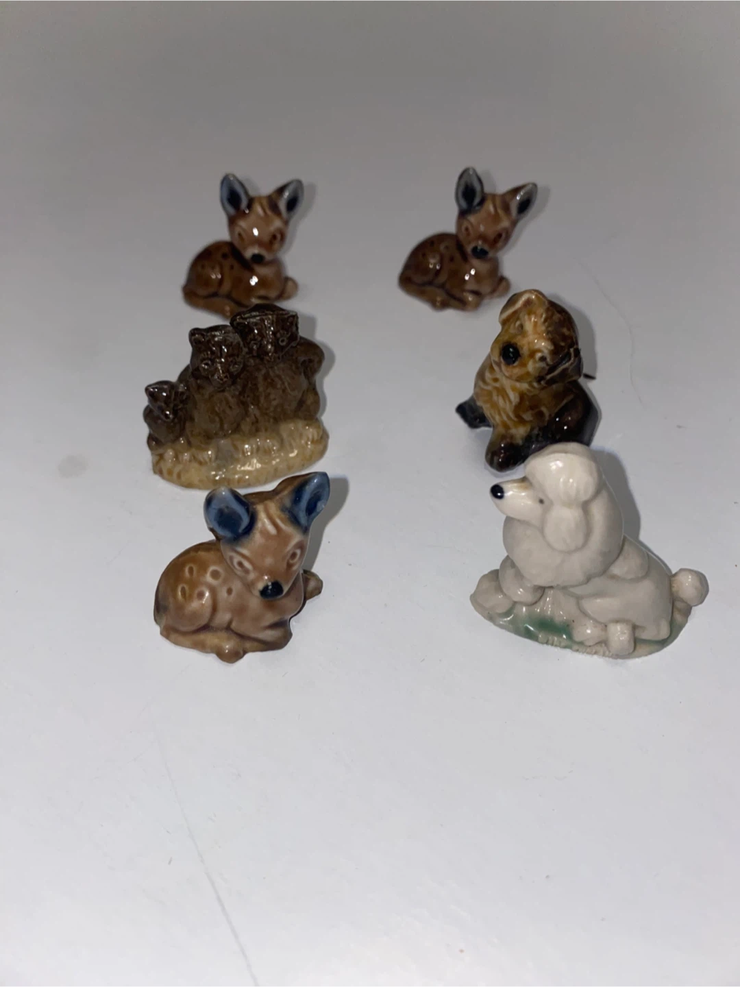 Collection of 6 Ceramic Animal Figurines