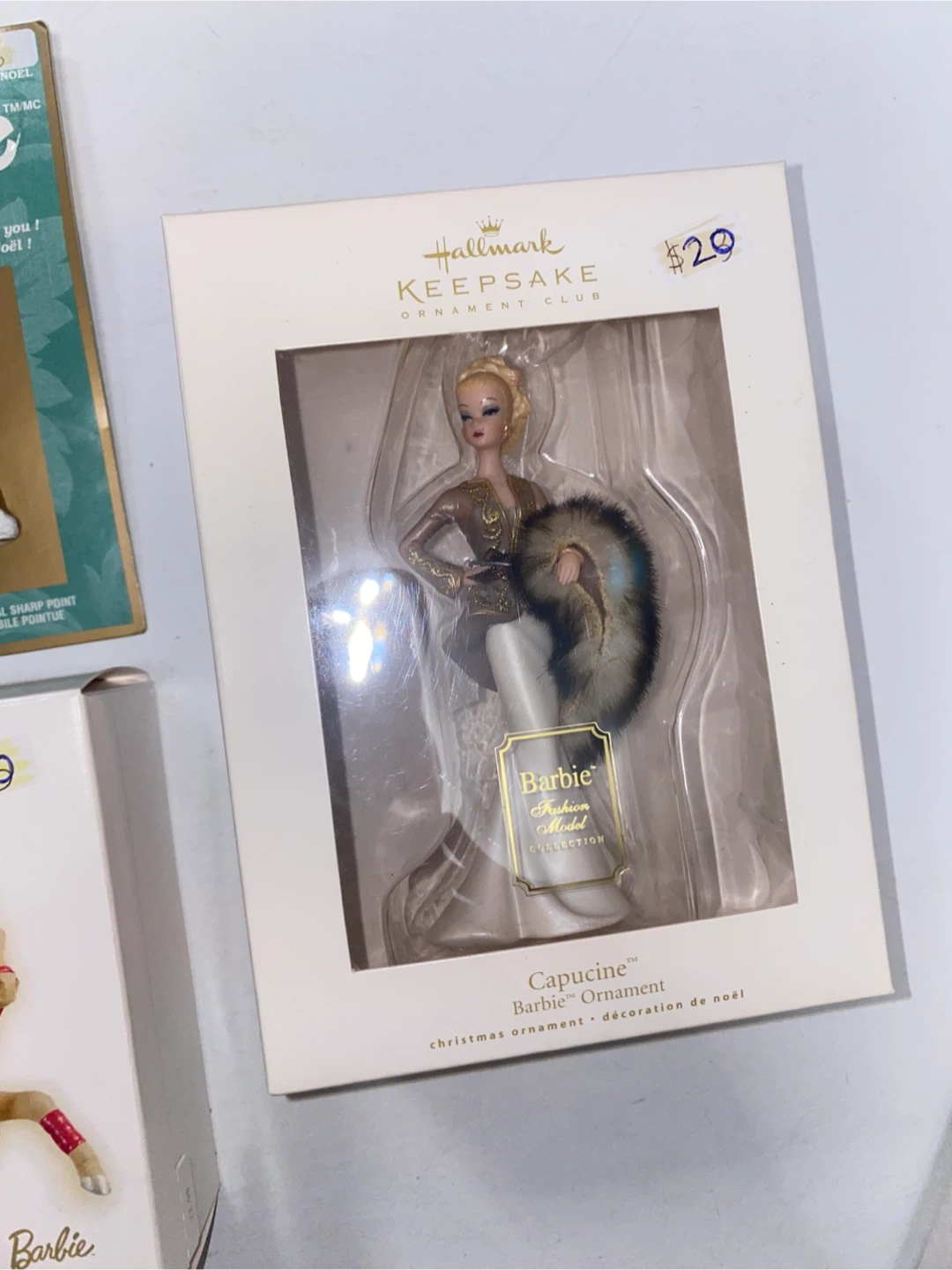 Hallmark Barbie Christmas Ornaments - photo 3