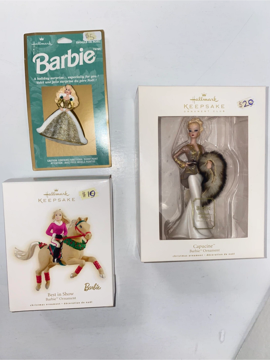 Hallmark Barbie Christmas Ornaments