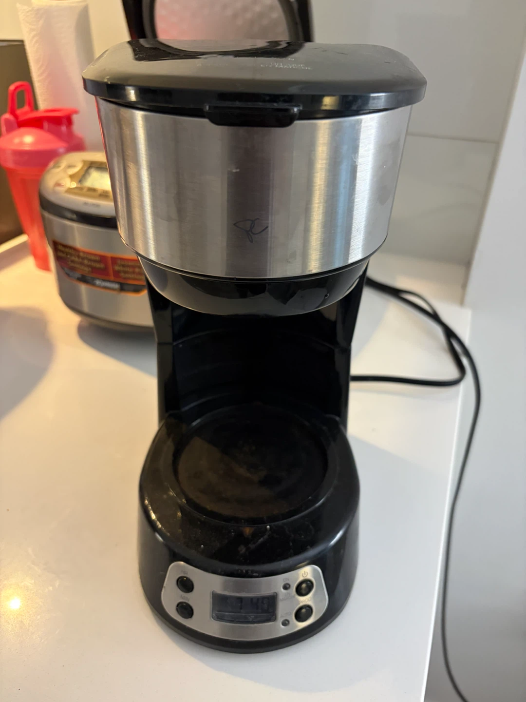 Black 12-Cup Coffee Maker (Pickup from 8/23〜9/4)