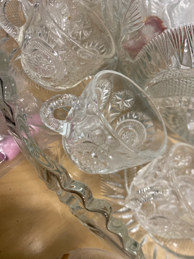 Glass Punch Bowl Set - photo 3