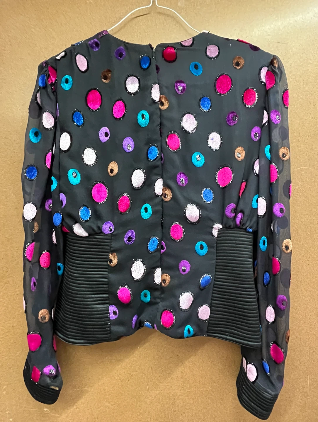 Ann Broer Black Polka Dot Blouse - photo 3