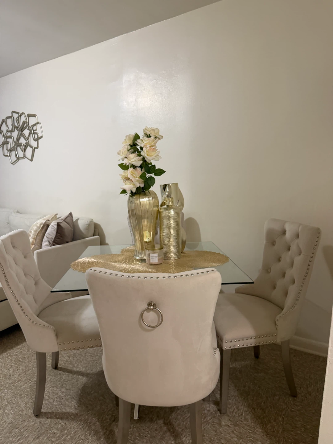 Gold Decorative Vases Set - photo 2