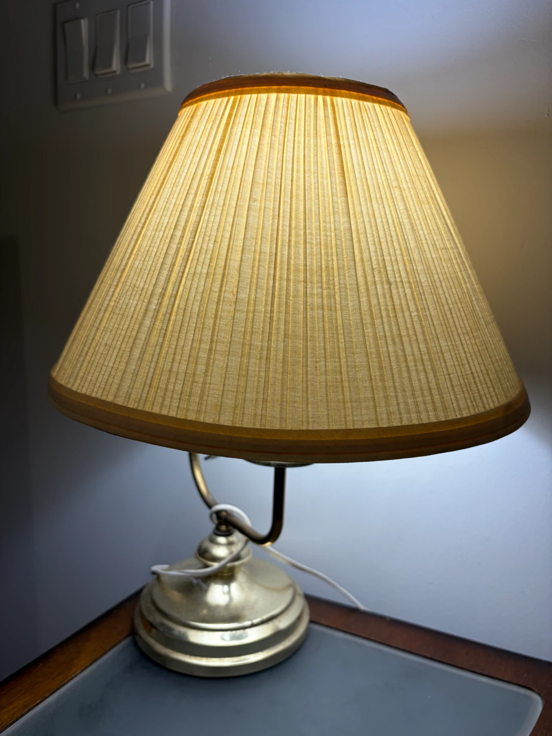 Pleated Lampshade Table Lamp (Pickup from 8/20〜8/31)