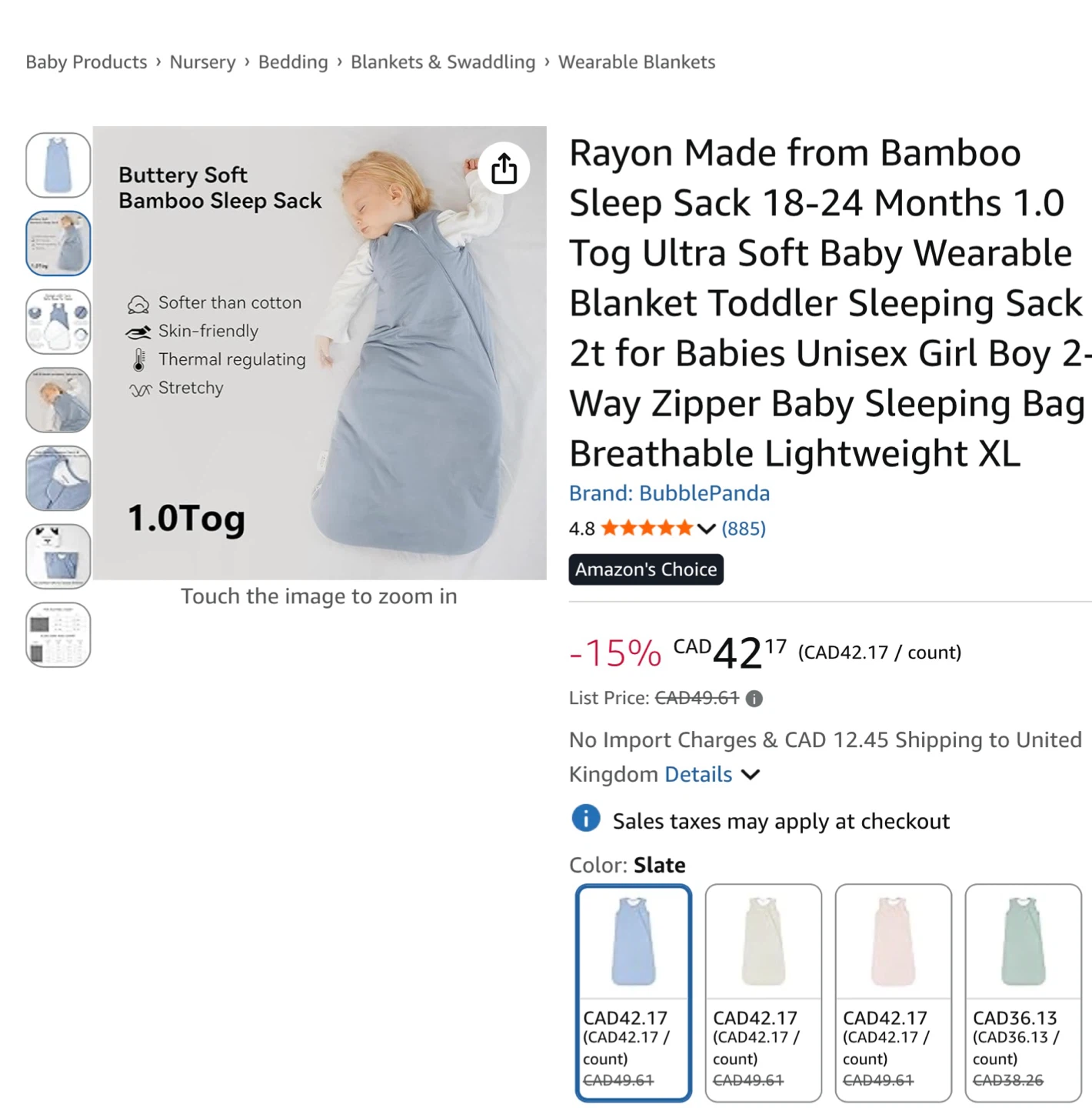 New Bubble Panda Sleep Sacks - XL 18-24mths
