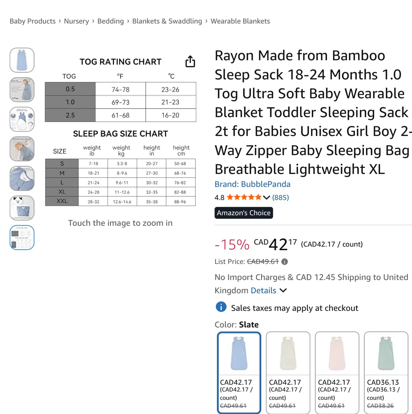 New Bubble Panda Sleep Sacks - XL 18-24mths - photo 3