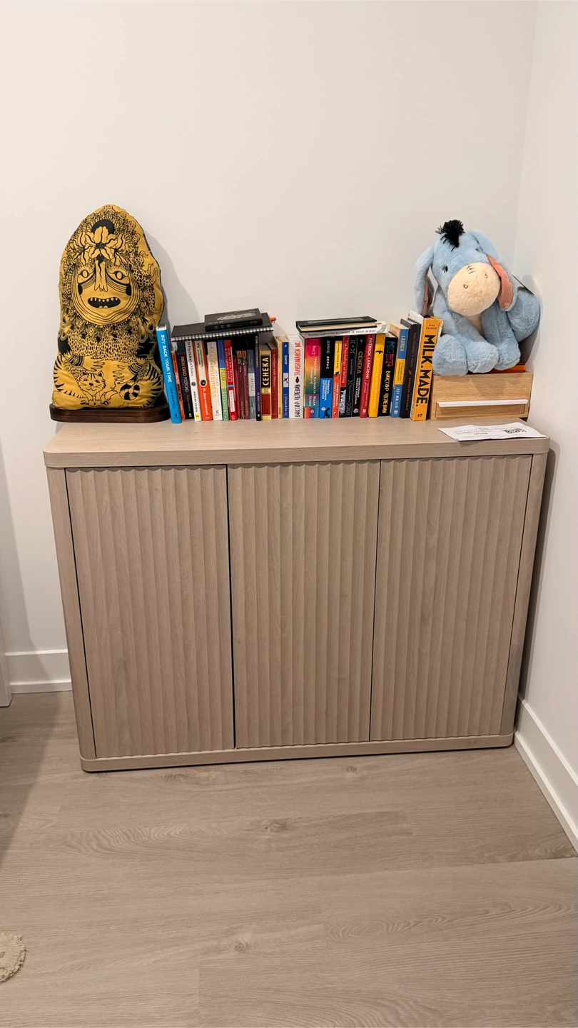 Light Wood Storage Cabinet west elm