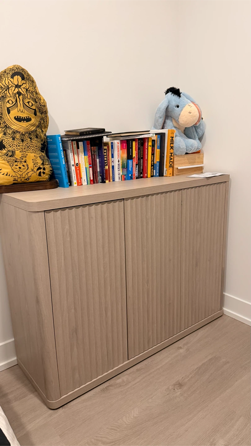 Light Wood Storage Cabinet west elm - photo 2