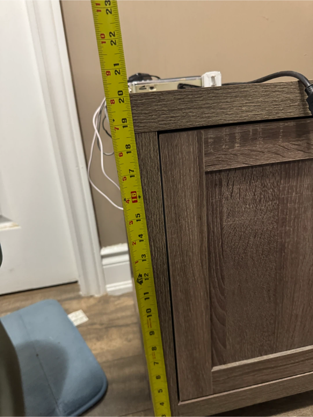 Wooden TV Stand with Storage - photo 4